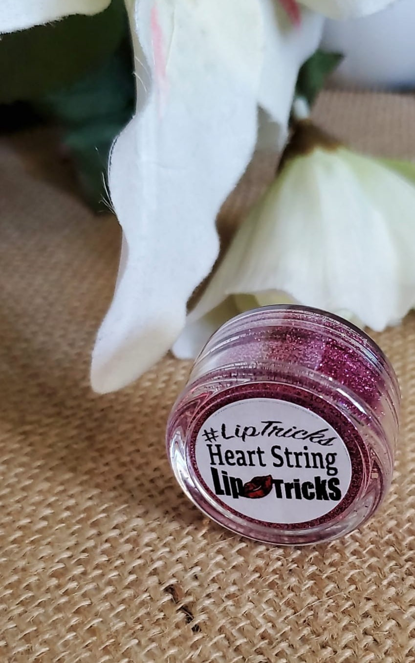 Heart String Glitter Topper